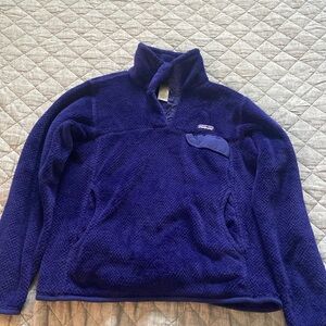 PATAGONIA Women's Re-Tool Half-Snap Pullover Blue Size Small